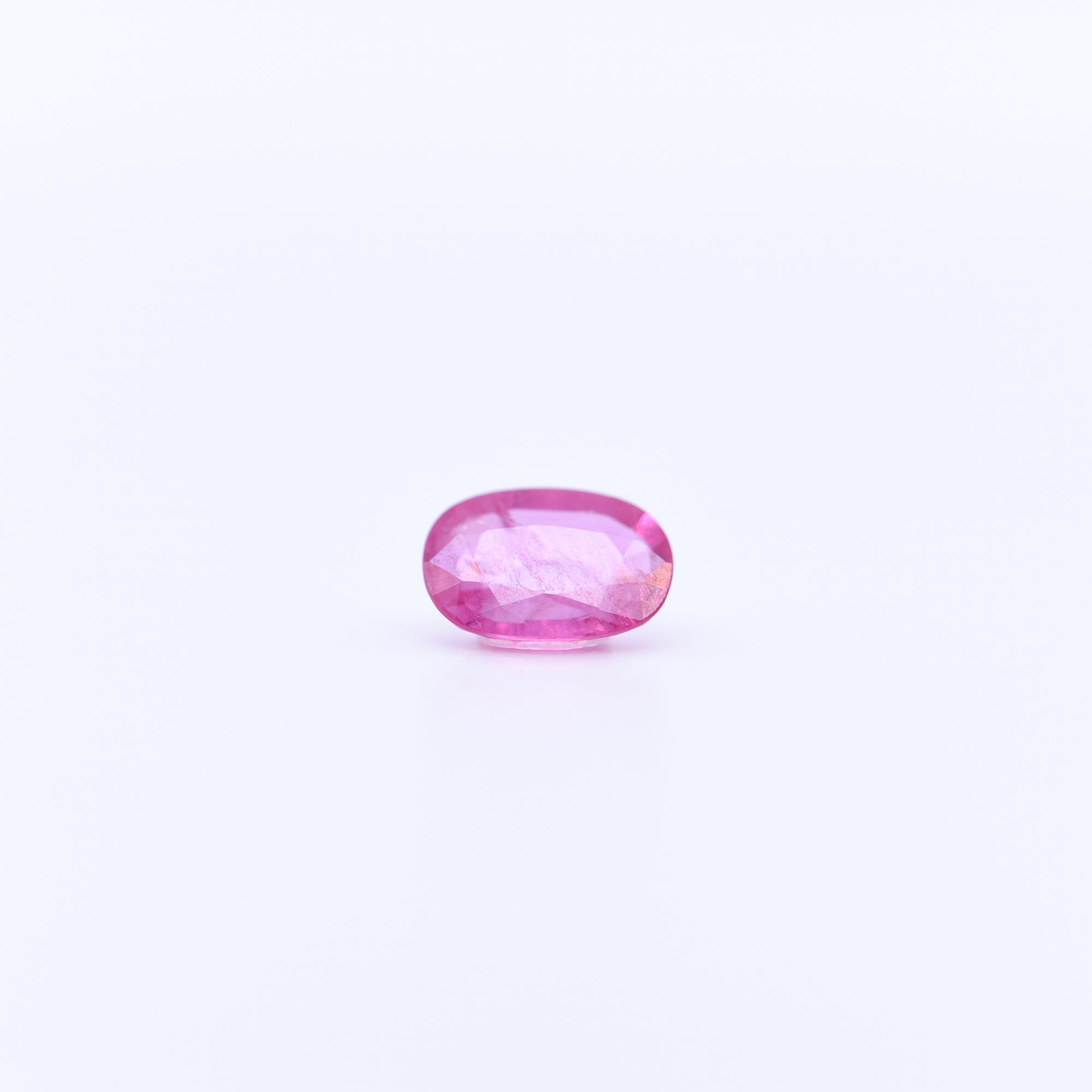 6x4 Oval Faceted Pink Rubies