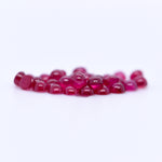 2.25mm Round Cabochon Red Rubies