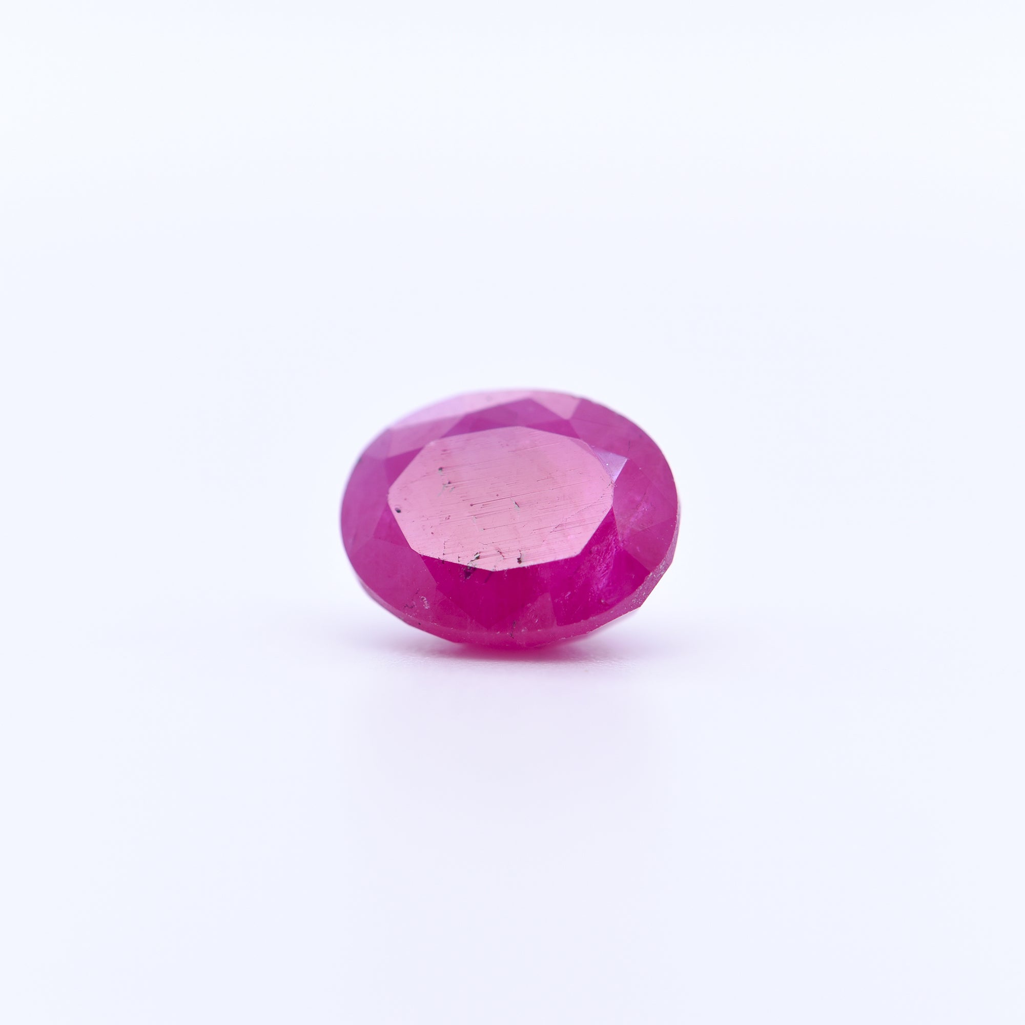 9x7 Oval Faceted Pink Rubies