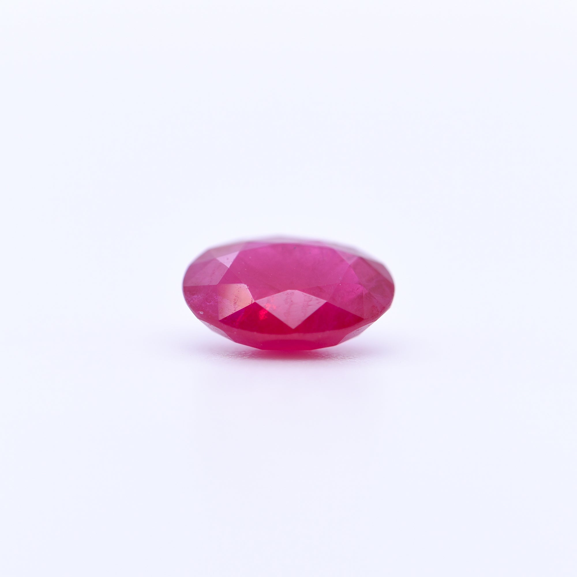 8x6 Oval Faceted Red Rubies