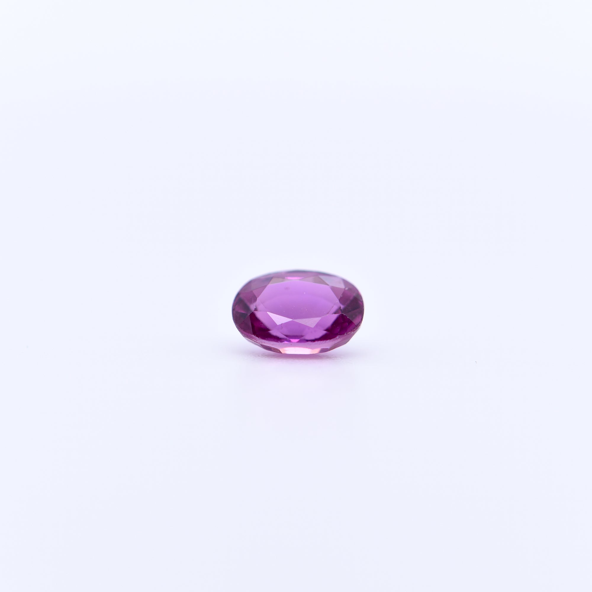 6x4 Oval Faceted Purple Rubies