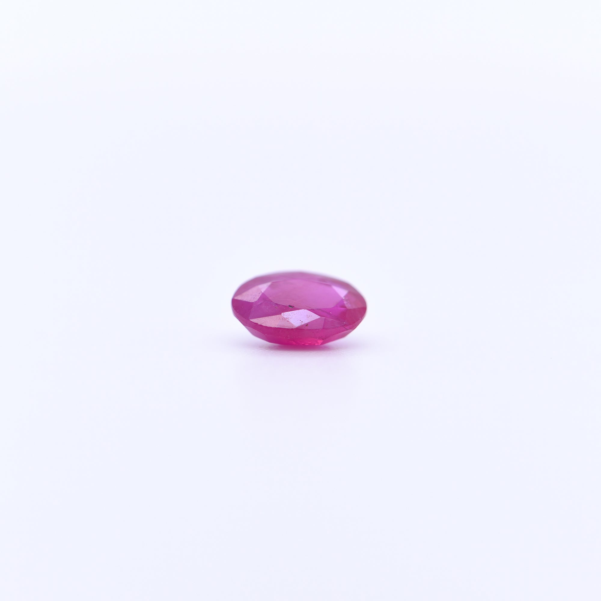 6x4 Oval Faceted Pink Rubies