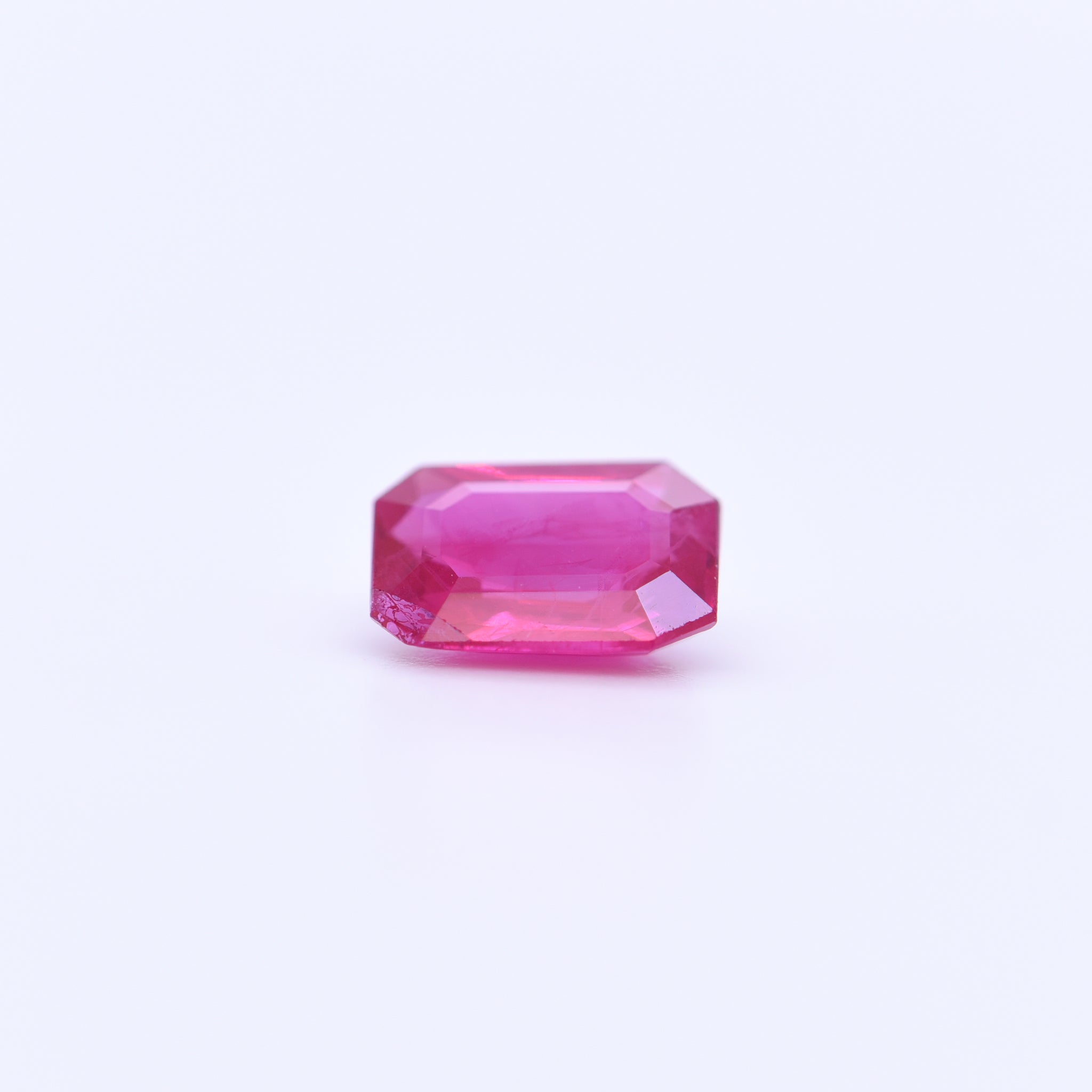 7X5 Octagon Pink Rubies