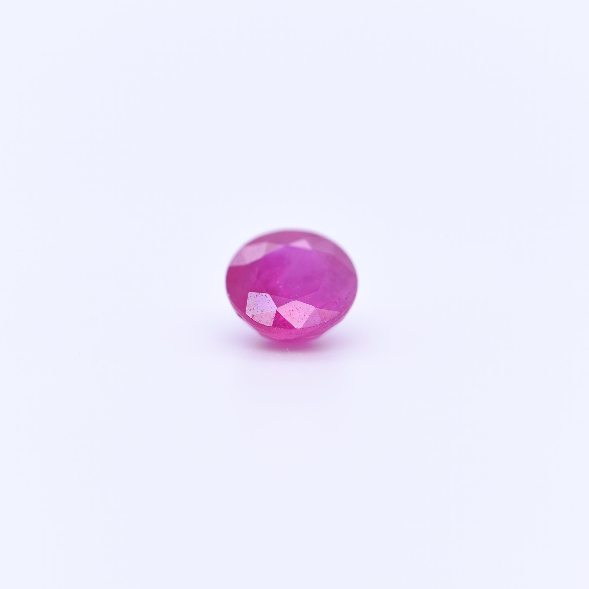 5.5mm Round Faceted Pink Rubies