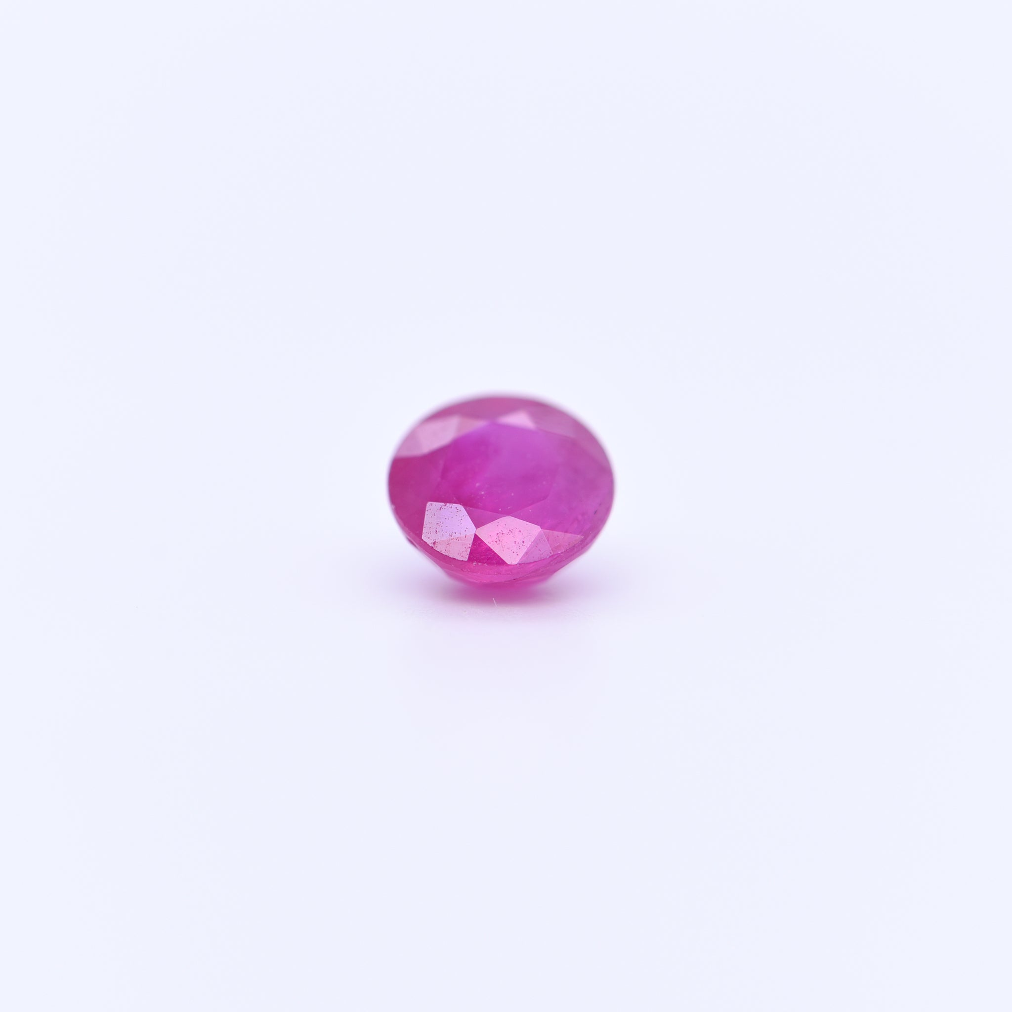 5.5mm Round Faceted Pink Rubies