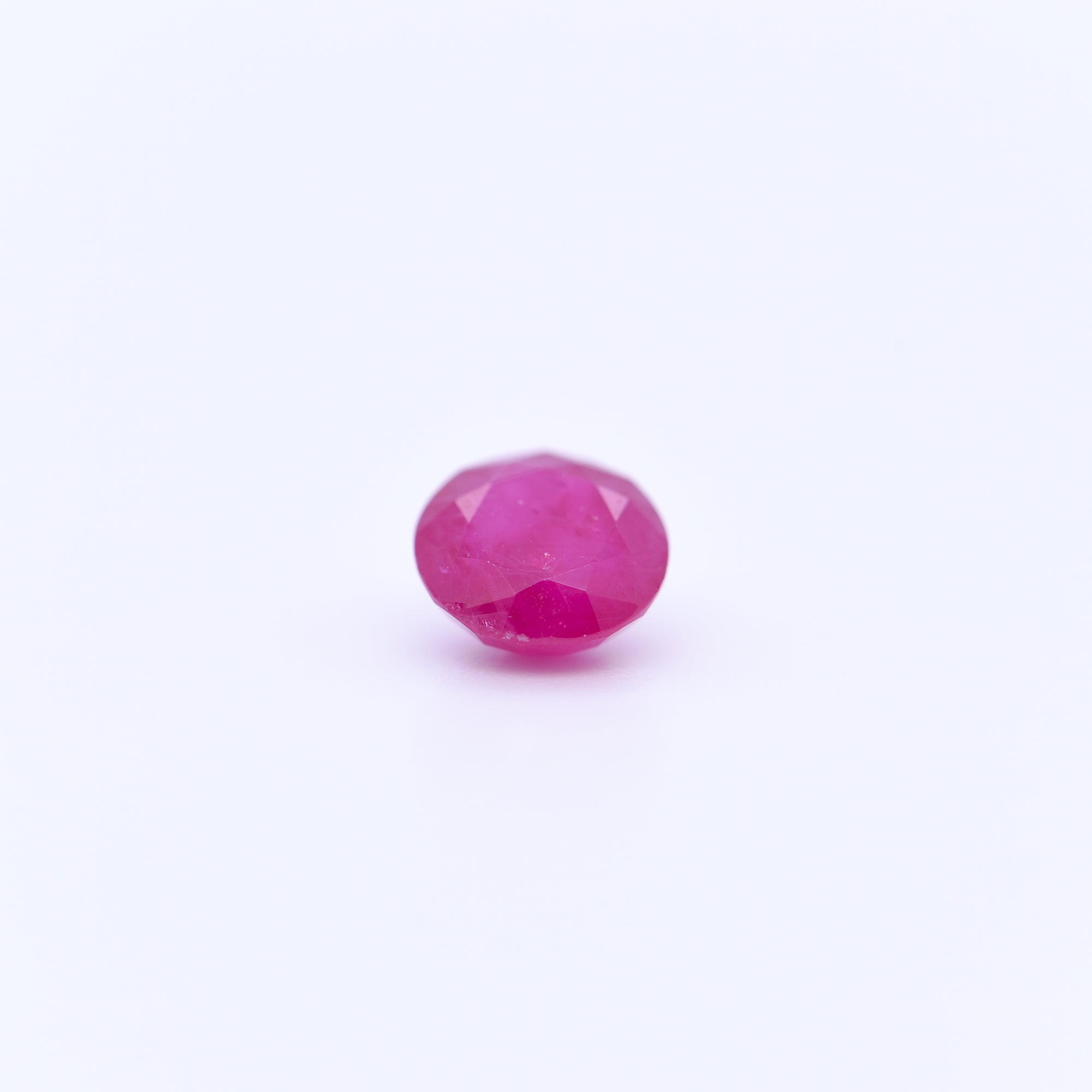 6mm Round Faceted Pink Rubies