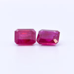 7X5 Octagon Red Rubies