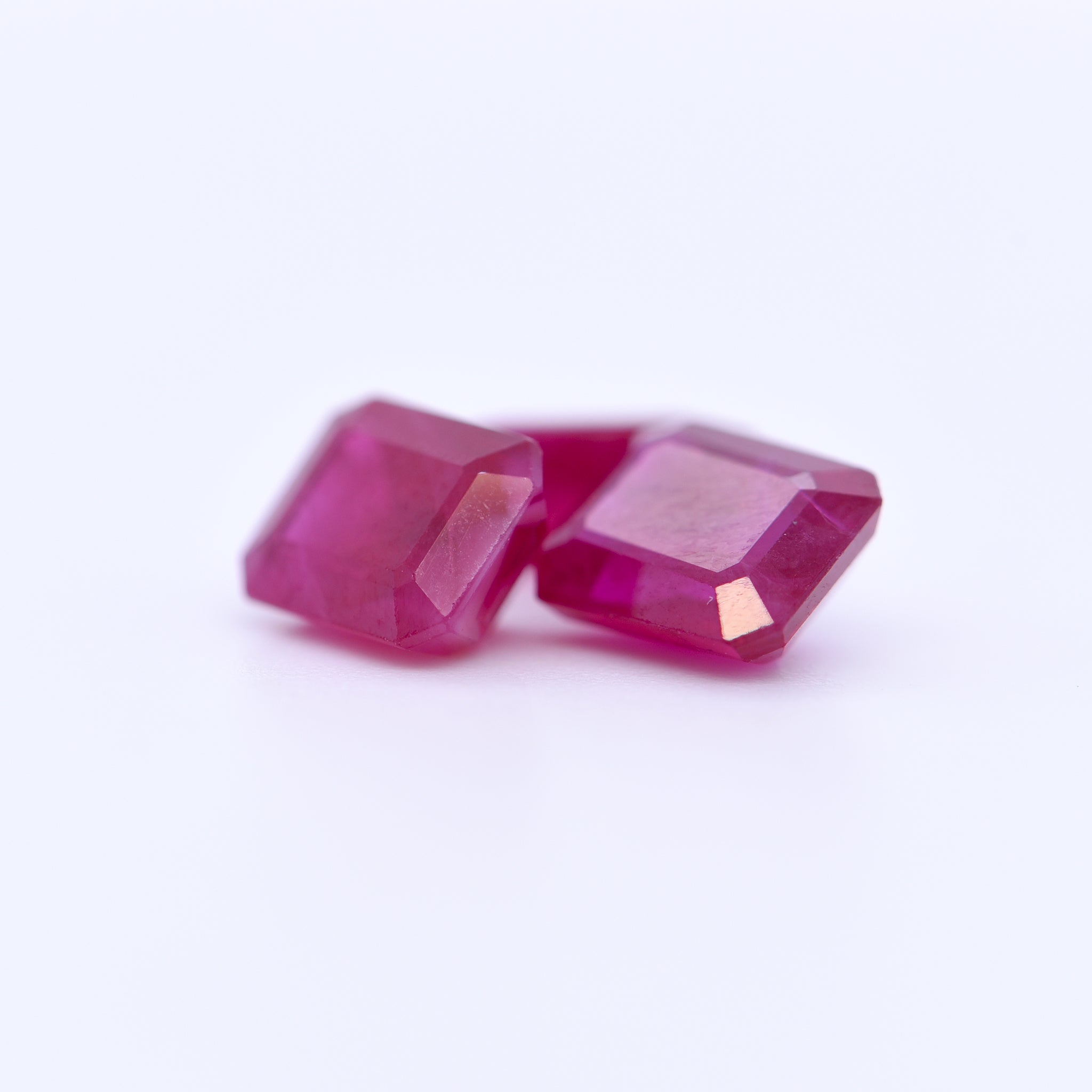 7X5 Octagon Red Rubies