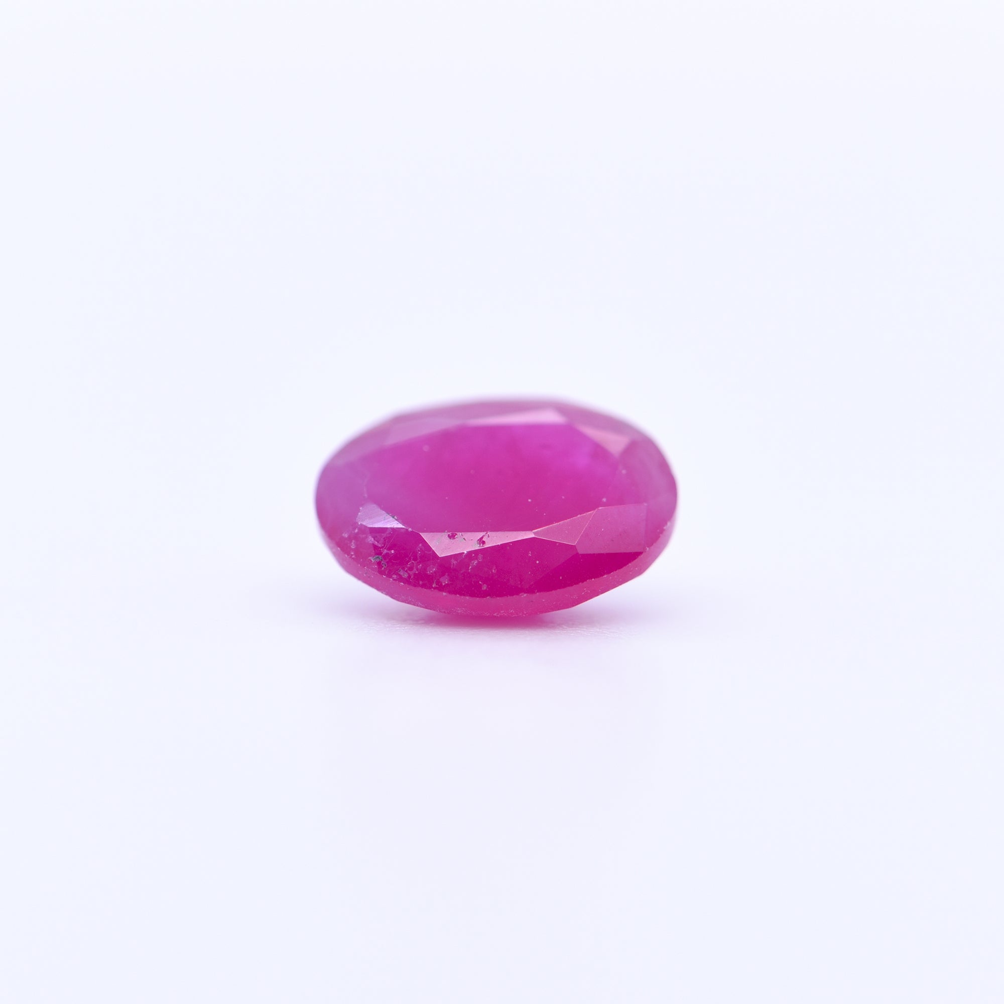8x6 Oval Faceted Pink Rubies