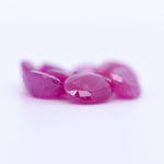 8x6 Oval Faceted Pink Rubies