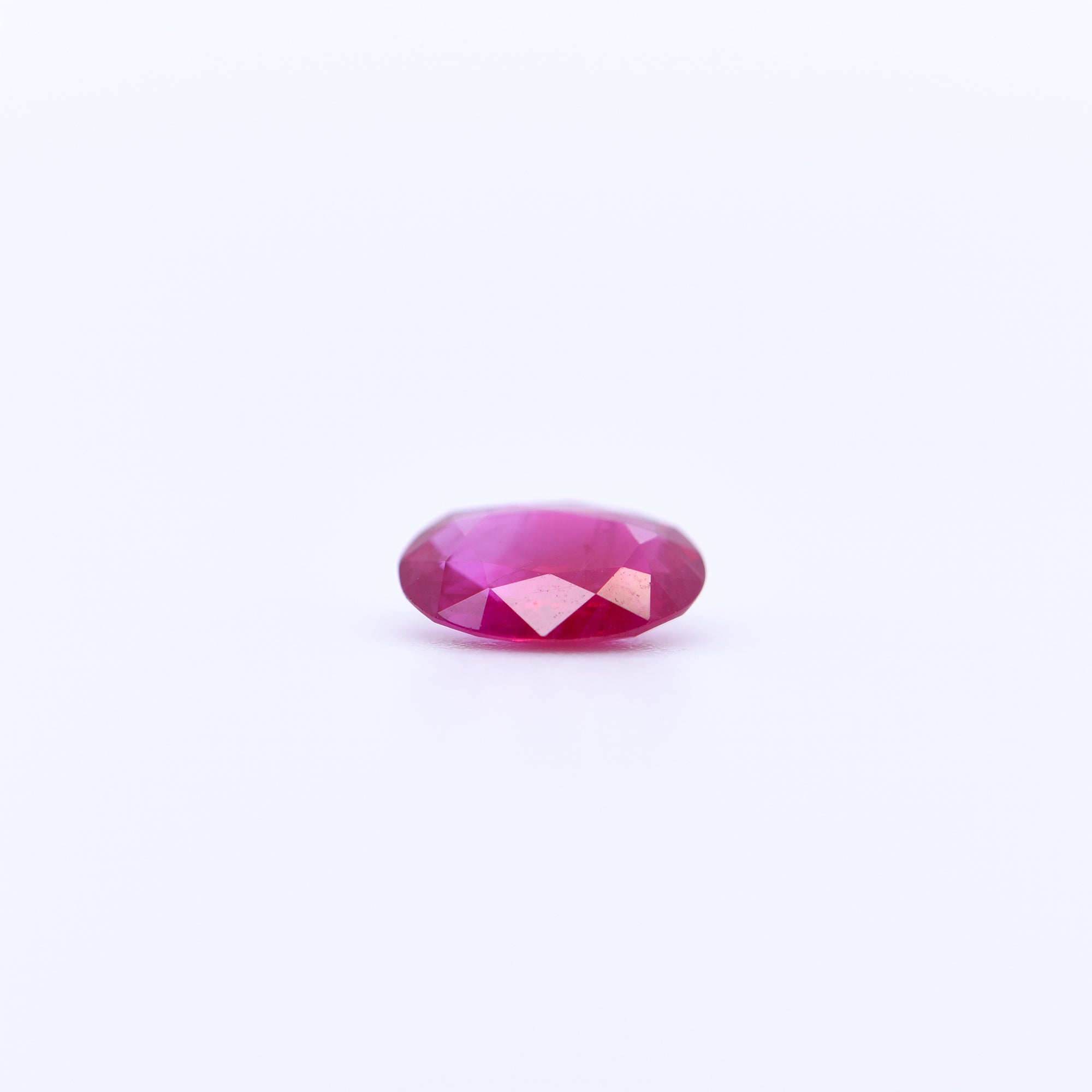 7x5 Oval Faceted Red Rubies