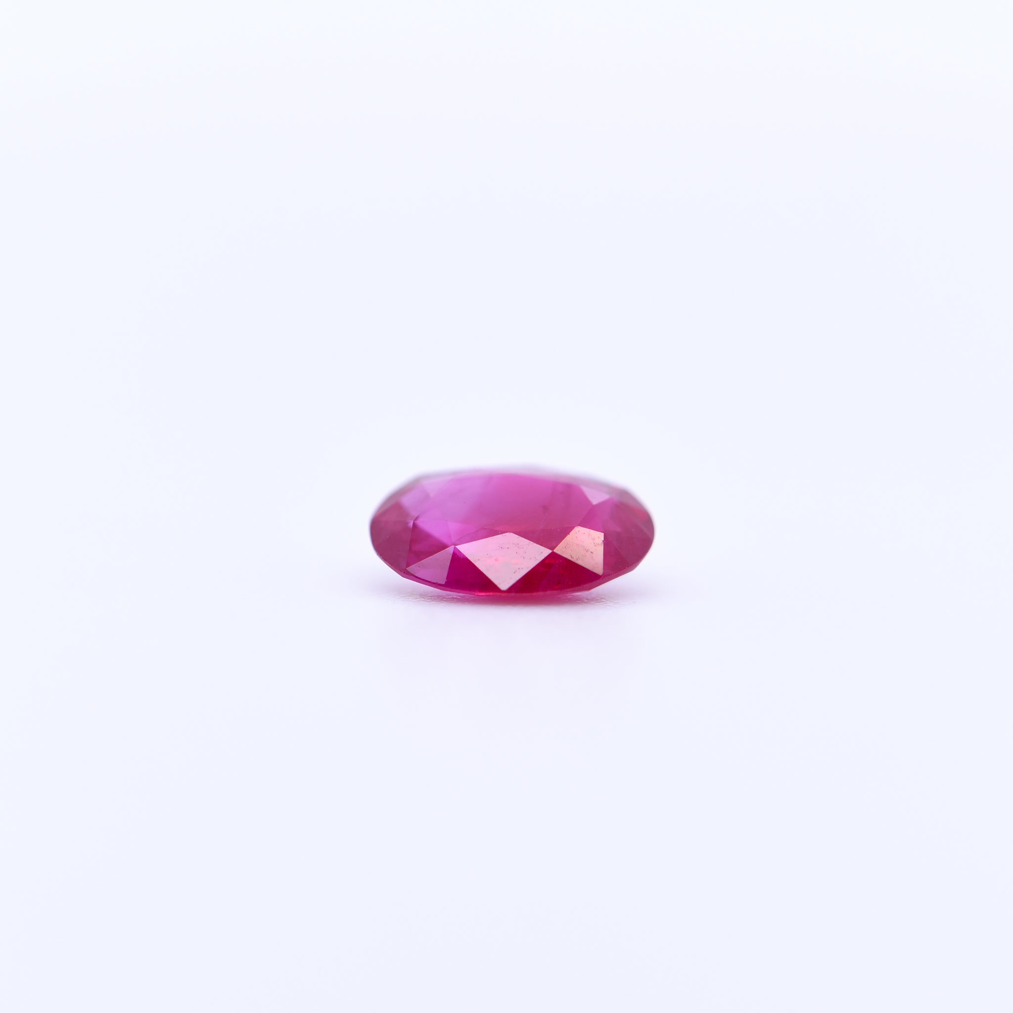 7x5 Oval Faceted Red Rubies