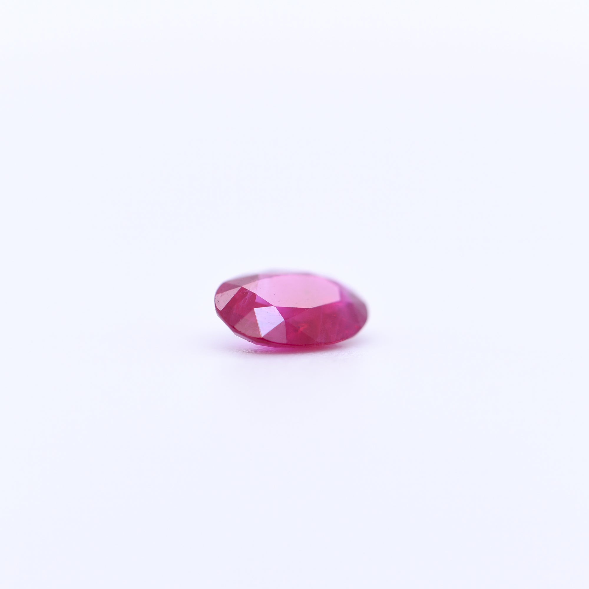 7x5 Oval Faceted Red Rubies