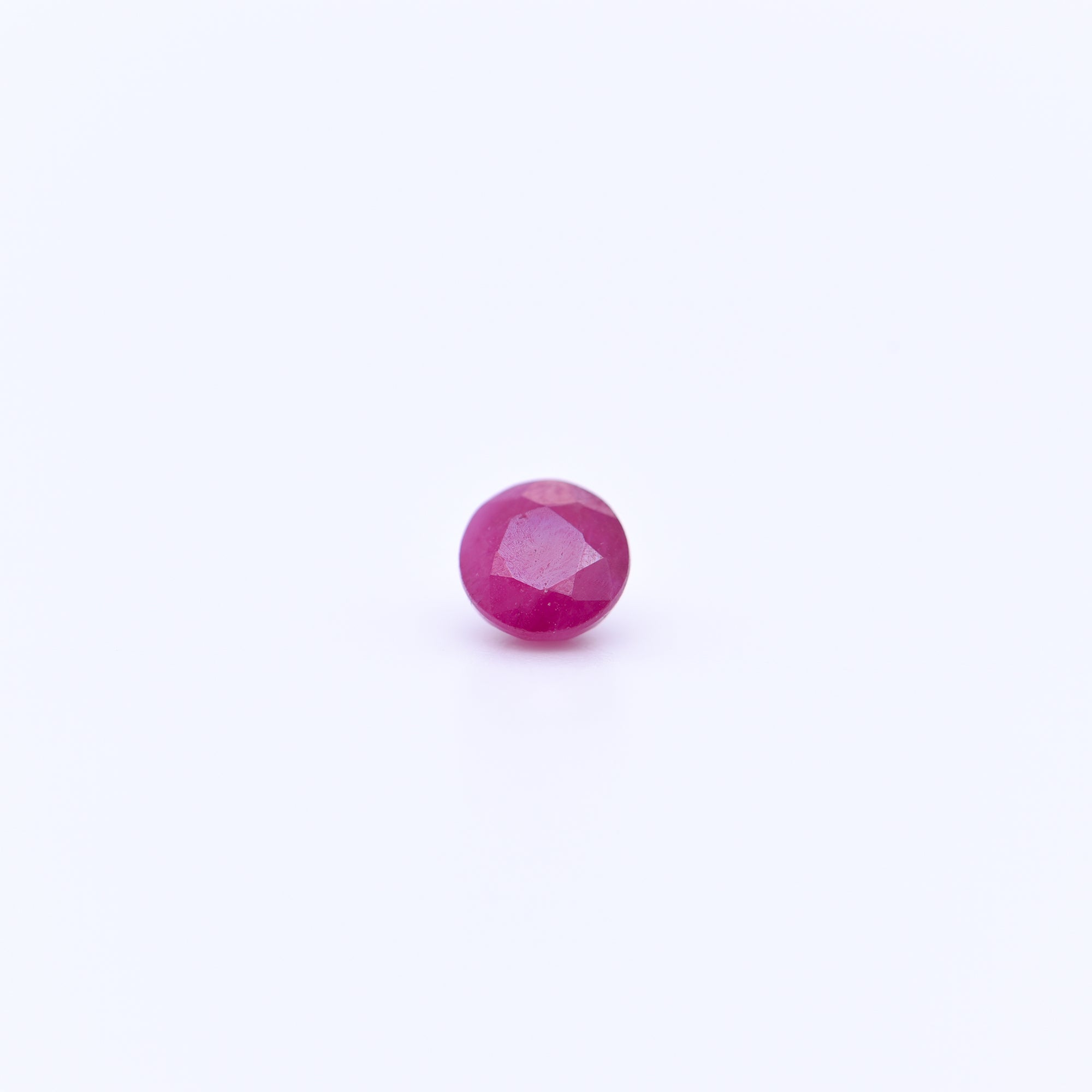 4.5mm Round Faceted Red Rubies