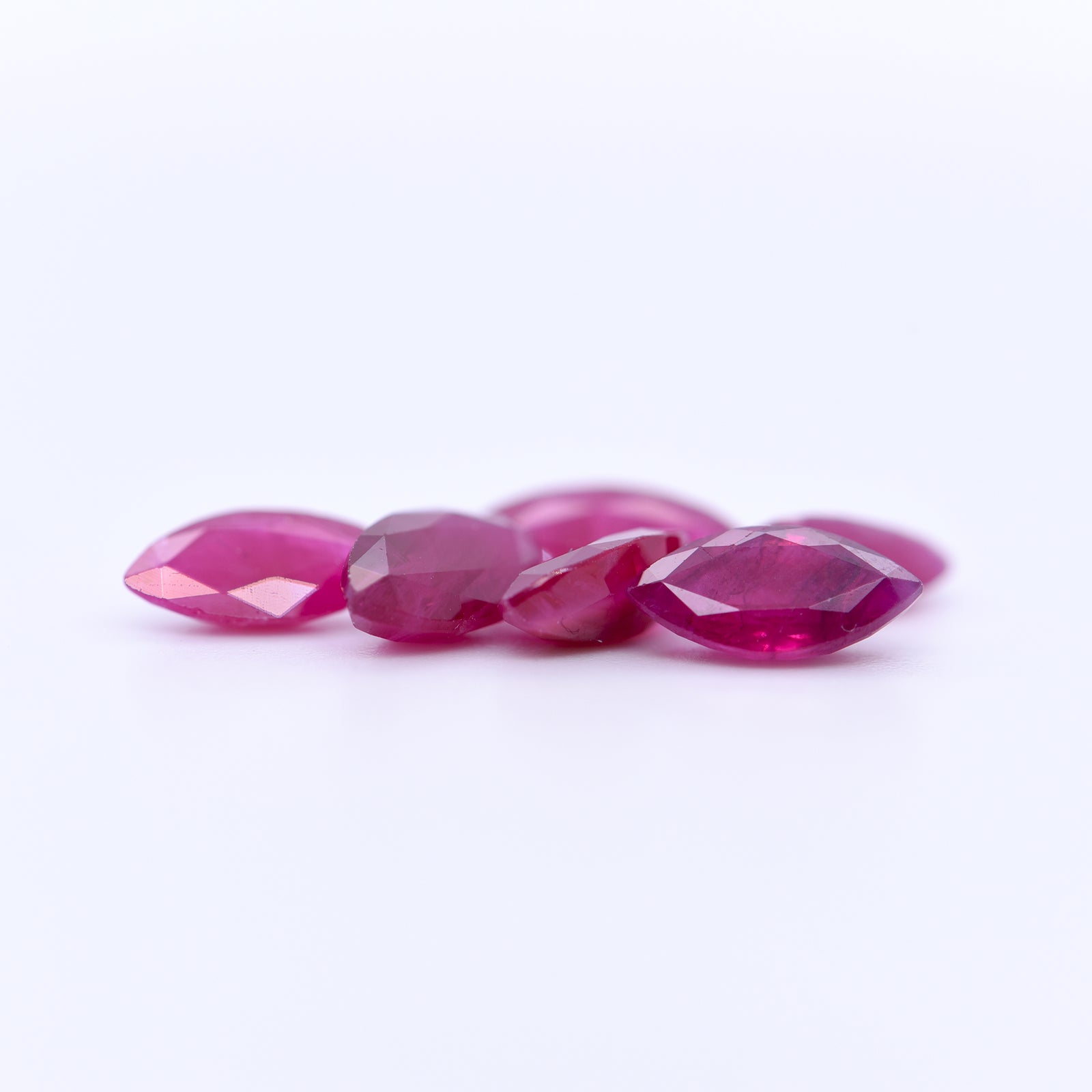 8X4 Marquise Faceted Pink Rubies