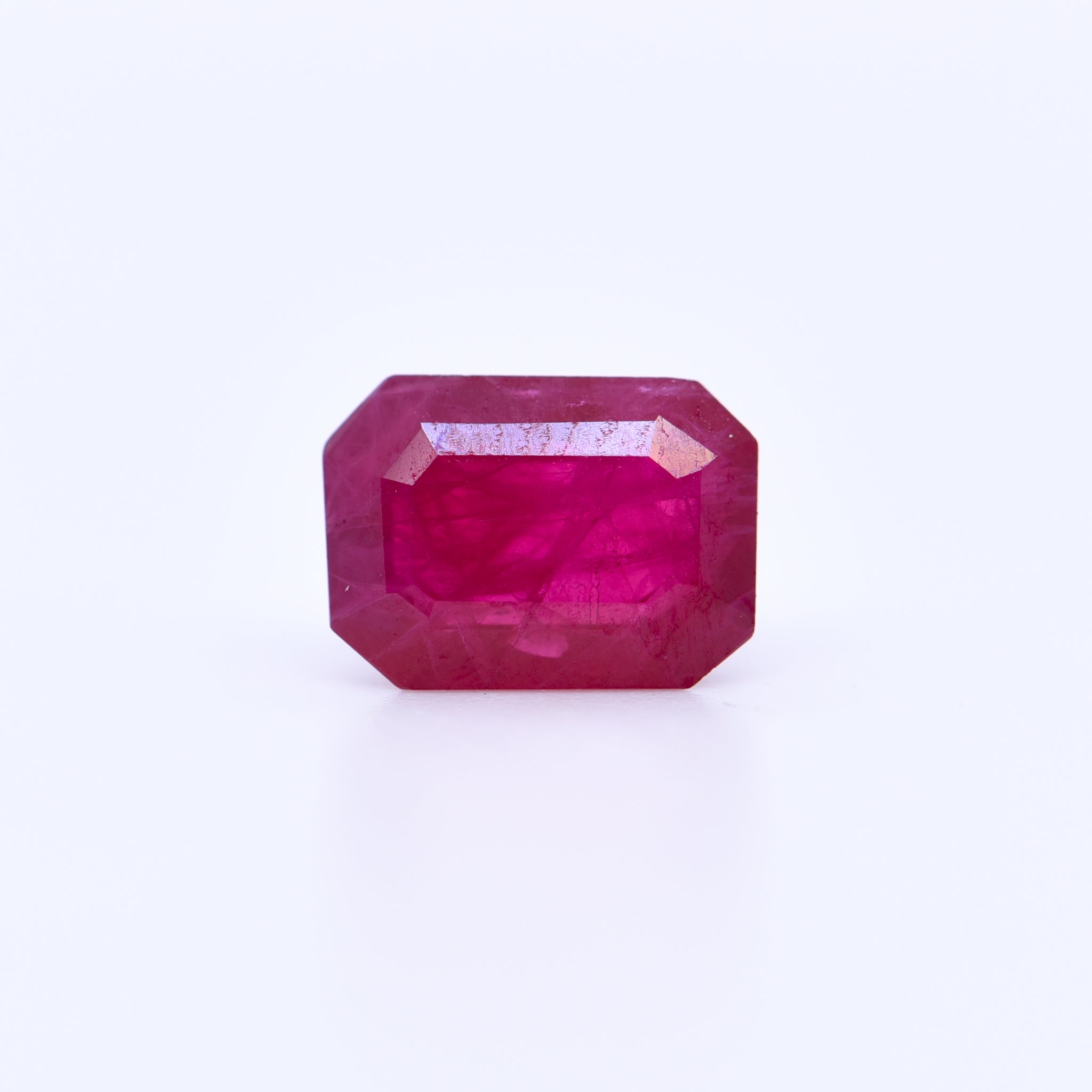 8X6 Octagon Red Rubies