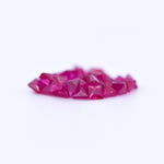 1.75x1.75 Square Princess Cut Pink Rubies