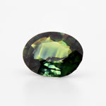 1.02cts 7x5.6mm Oval Faceted Green Sapphire