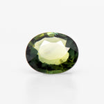 0.66cts 6.2x5.1mm Oval Faceted Green Sapphire