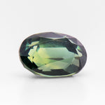 1.98cts 8.2x5.6mm Oval Faceted Green Sapphire