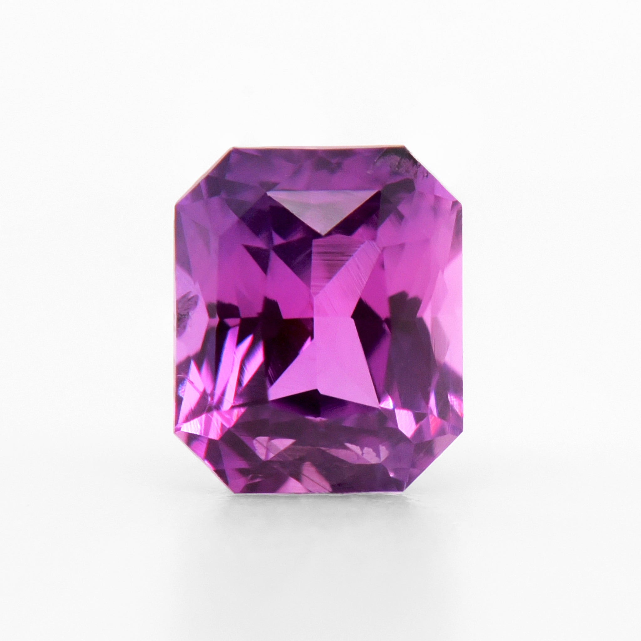 0.82cts 5.5x4.5mm Octagon Faceted Pink Sapphire