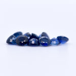 3.5mm Round Faceted Blue Sapphires