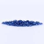 1mm Round Faceted Blue Sapphires