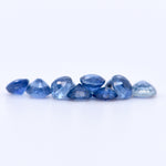 3.25mm Round Faceted Blue Sapphires