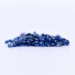 2mm Round Faceted Blue Sapphires