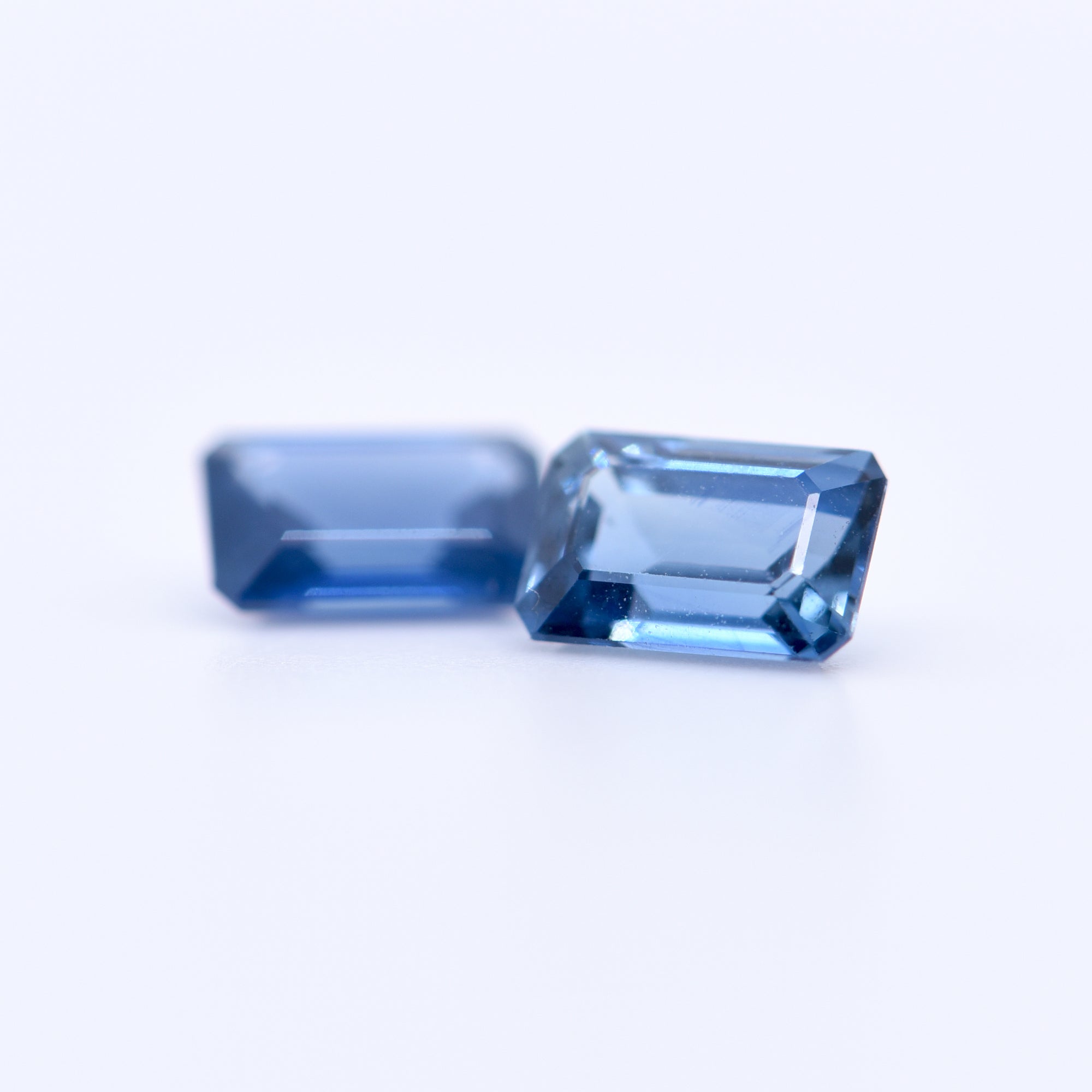 6x4 Octagon Blue Sapphires