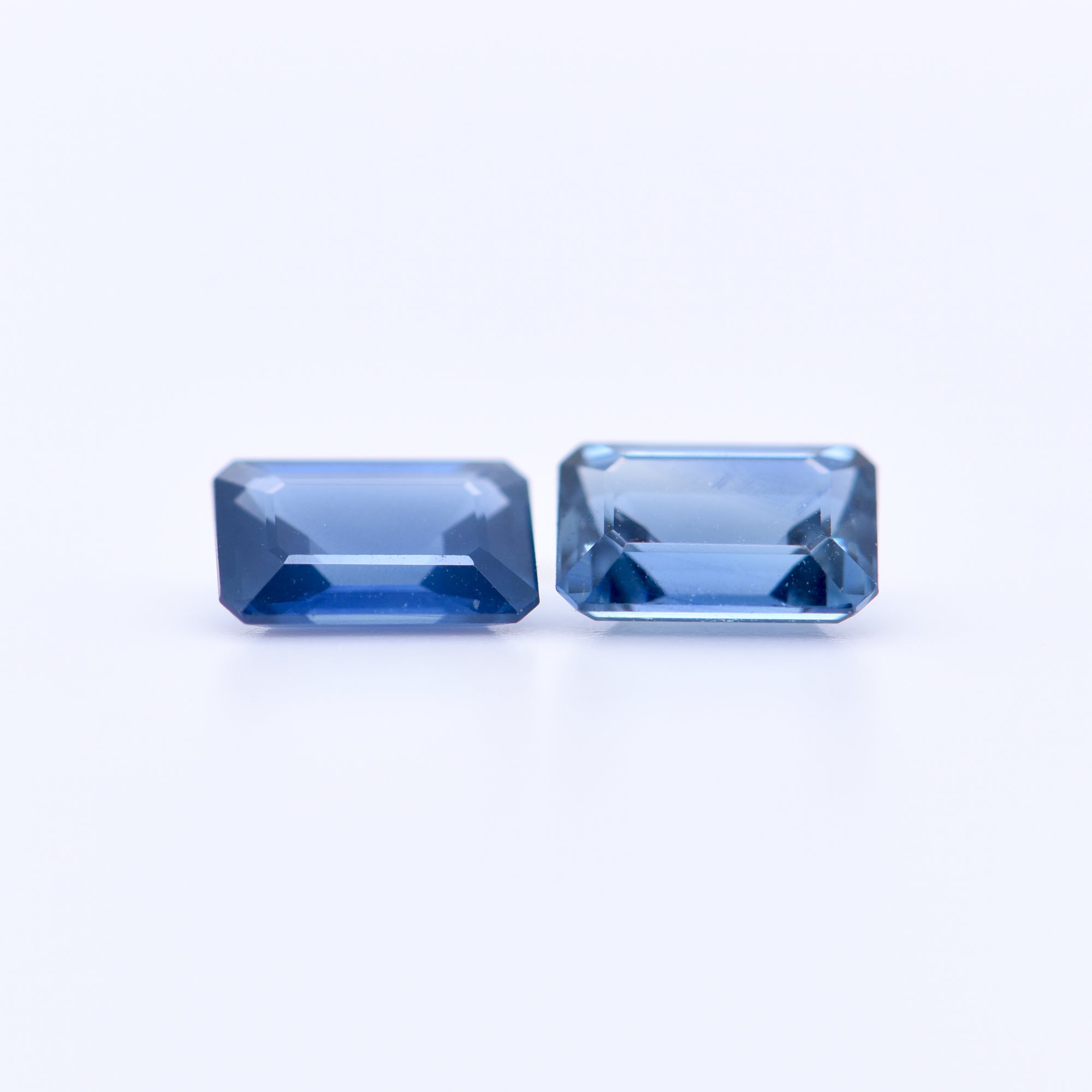 6x4 Octagon Blue Sapphires