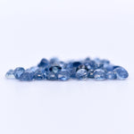 2.5mm Round Faceted Blue Sapphires