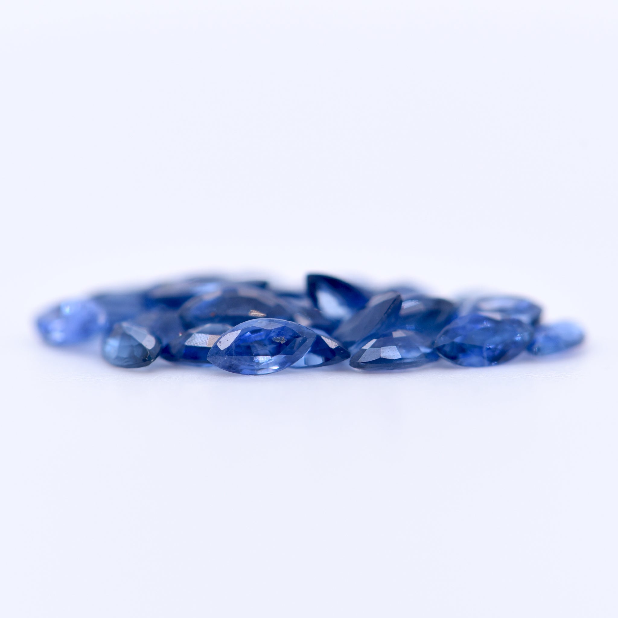 4x2 Marquise Faceted Blue Sapphires