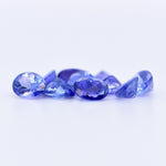 5x4 Oval Faceted Blue Tanzanite