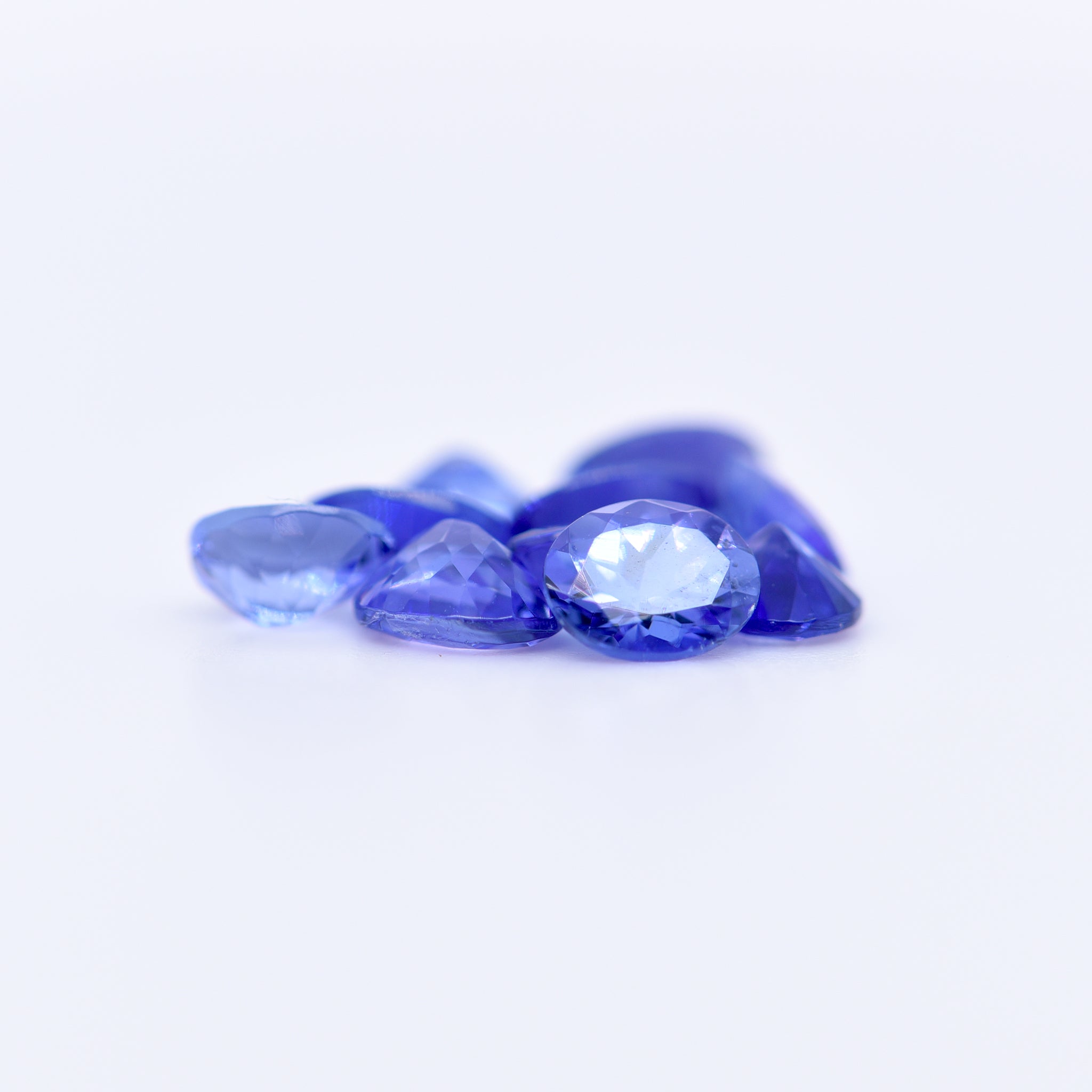 5x4 Oval Faceted Blue Tanzanite