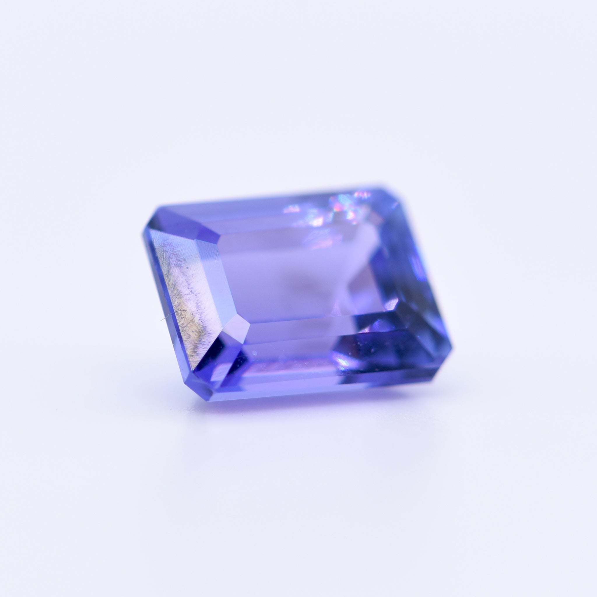 9X7 Octagon Purple Tanzanite