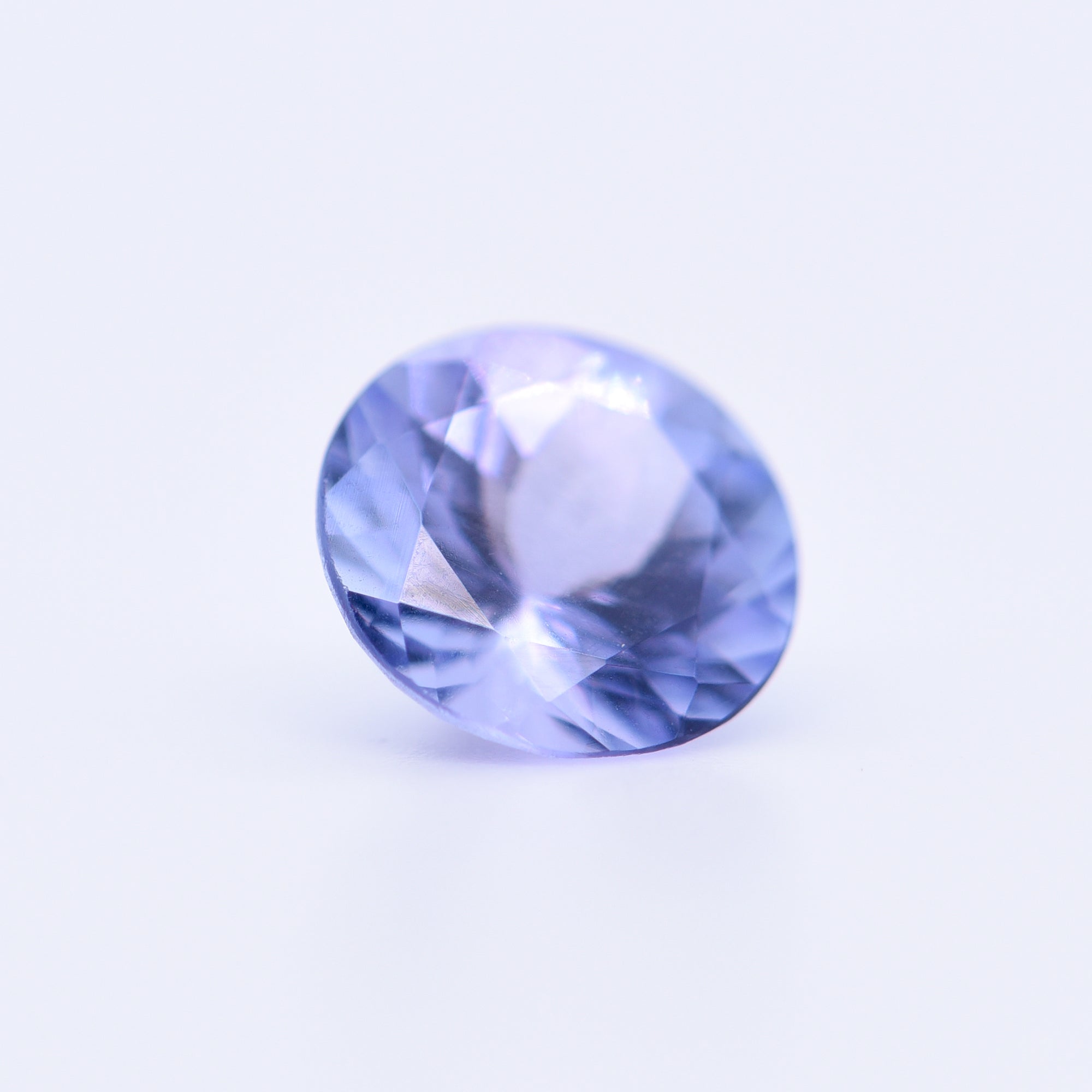 8mm Round Faceted Purple Tanzanite