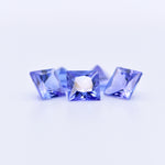 5.5X5.5 Square Princess Cut Blue Tanzanite