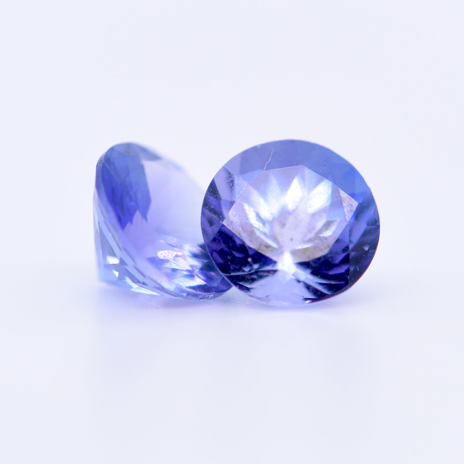 6.5mm Round Faceted Blue Tanzanite