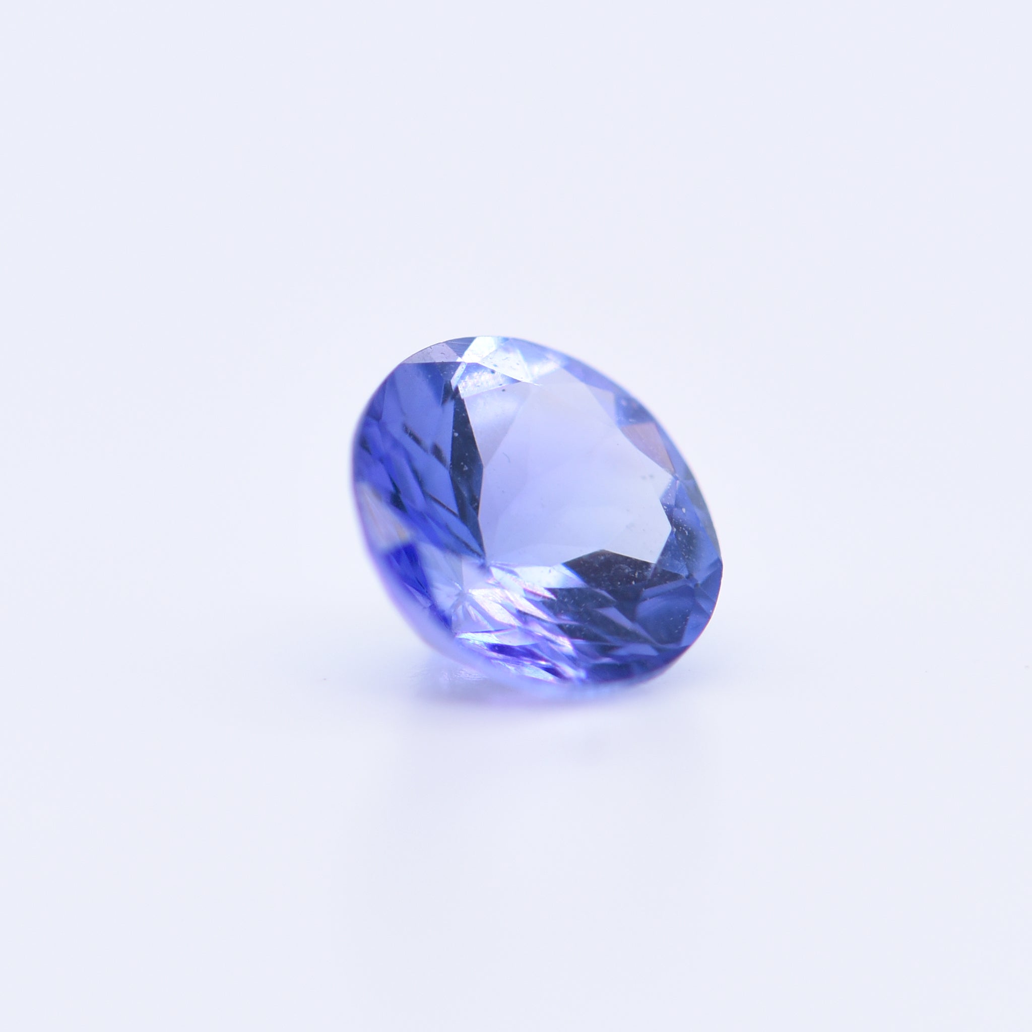 6.5mm Round Faceted Blue Tanzanite