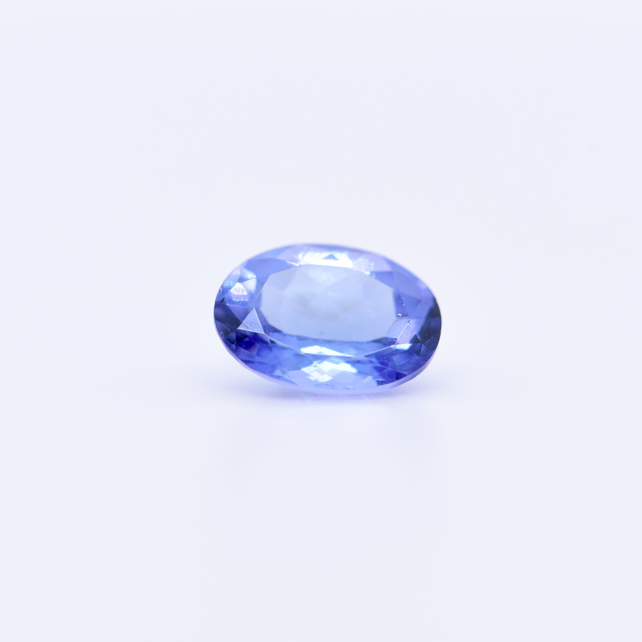 8x6 Oval Faceted Blue Tanzanite