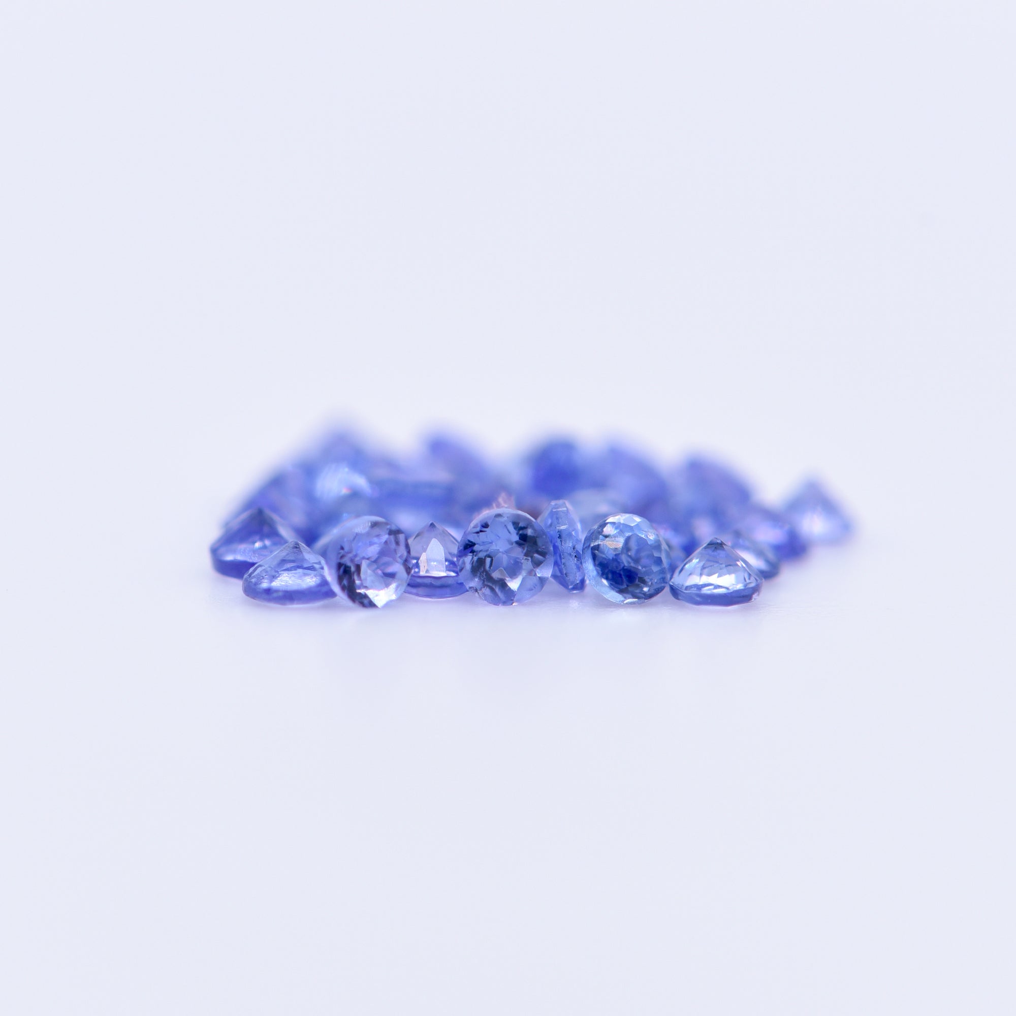 2mm Round Faceted Blue Tanzanite