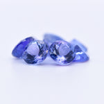 5.75mm Round Faceted Purple Tanzanite