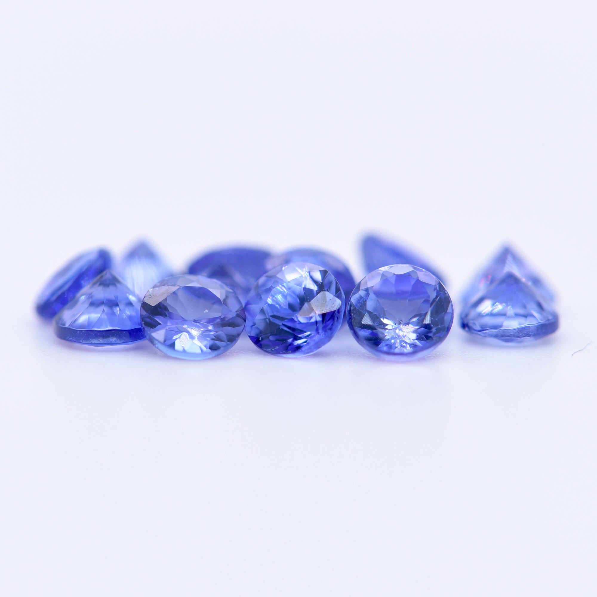 4mm Round Faceted Blue Tanzanite