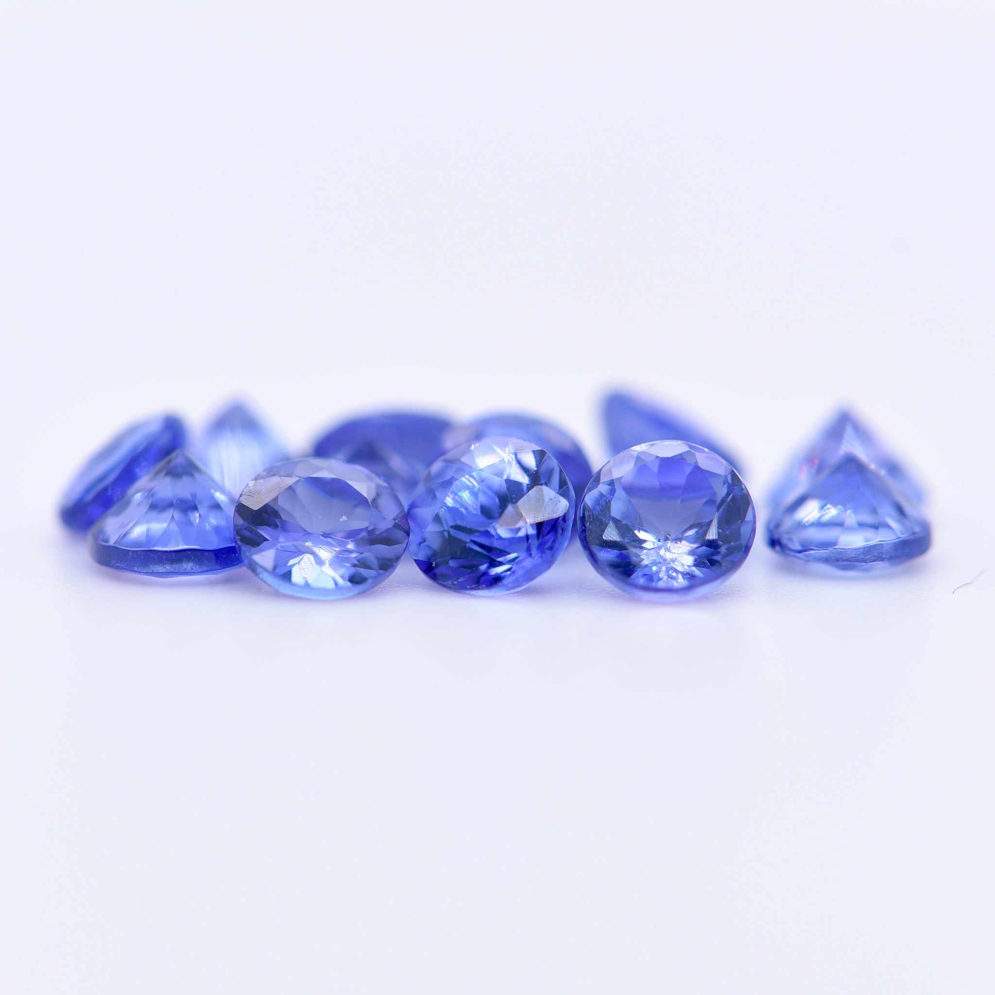 4mm Round Faceted Blue Tanzanite