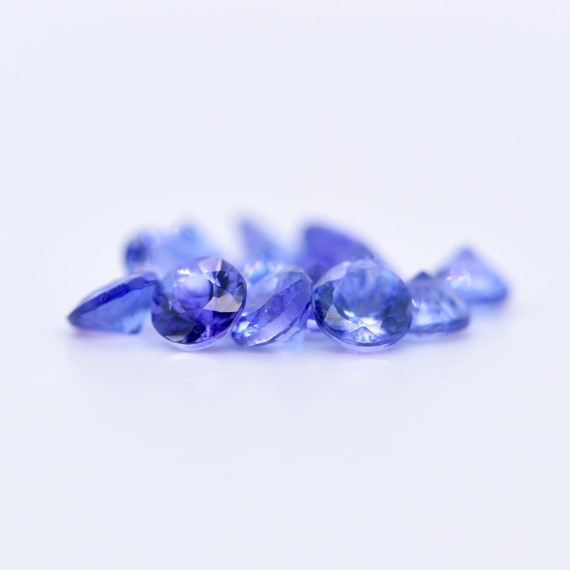 4mm Round Faceted Blue Tanzanite