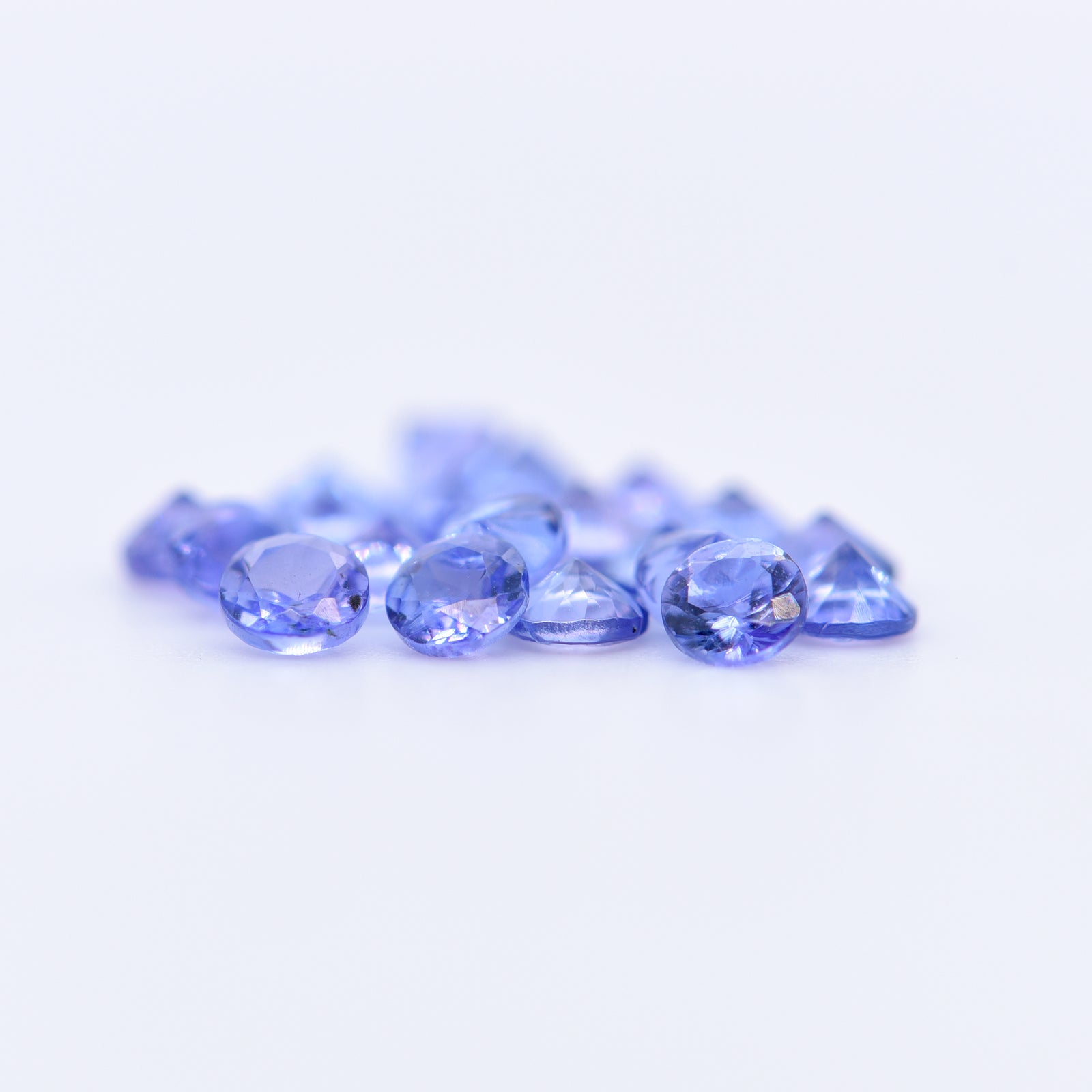 3mm Round Faceted Blue Tanzanite