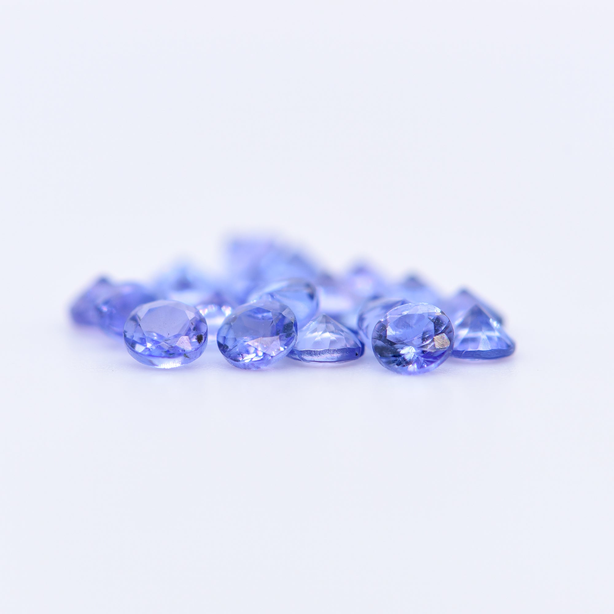 3mm Round Faceted Blue Tanzanite