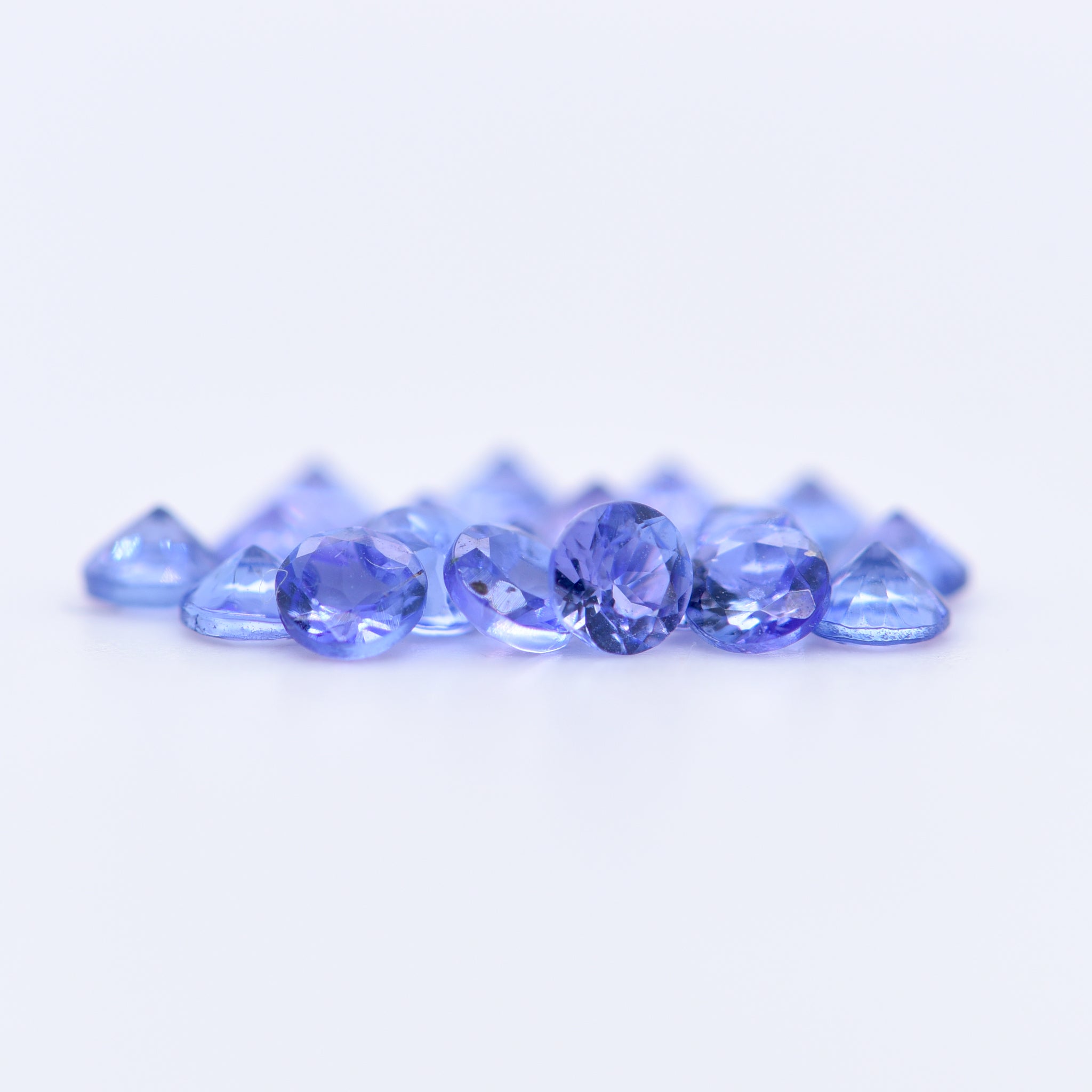 3mm Round Faceted Blue Tanzanite