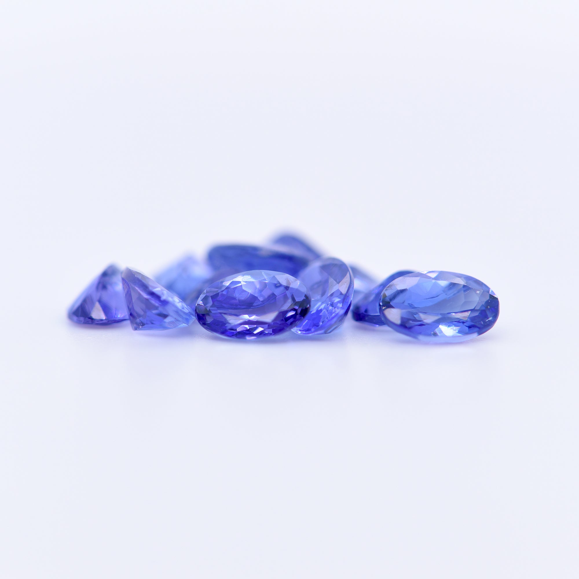 6x4 Oval Faceted Blue Tanzanite